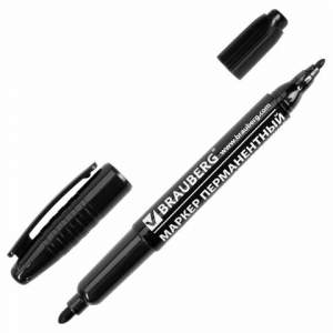 Маркер перманентный двустор. BRAUBERG  2-4...